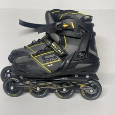 ROLLER DERBY Elite Series Men's 10 Race Rated Q60 Aerio Gold-7 TRS Inline Skates