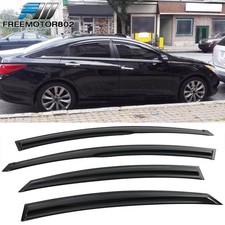 Fits 11-14 Hyundai Sonata Yf Mug Style Window Visors Rain Sun Guard Deflector