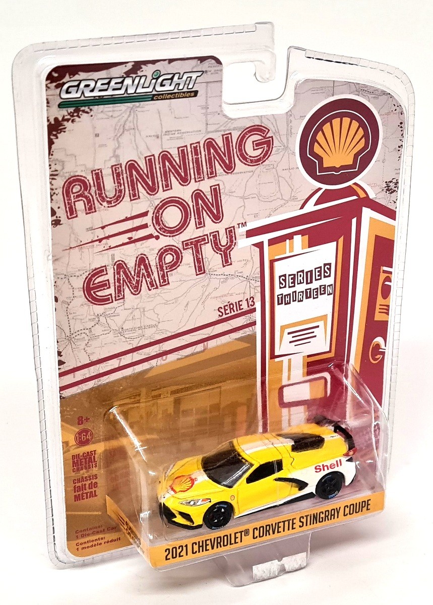 Greenlight 1/64 Chevrolet Corvette Stingray Coupe 2021 Shell Diecast Model Car