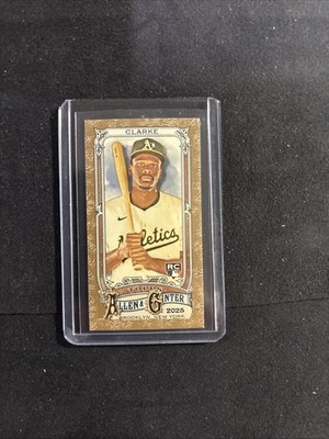 2025 Topps Allen & Ginter Denzel Clark Gold Mini Sp   Rookie Athletics #278