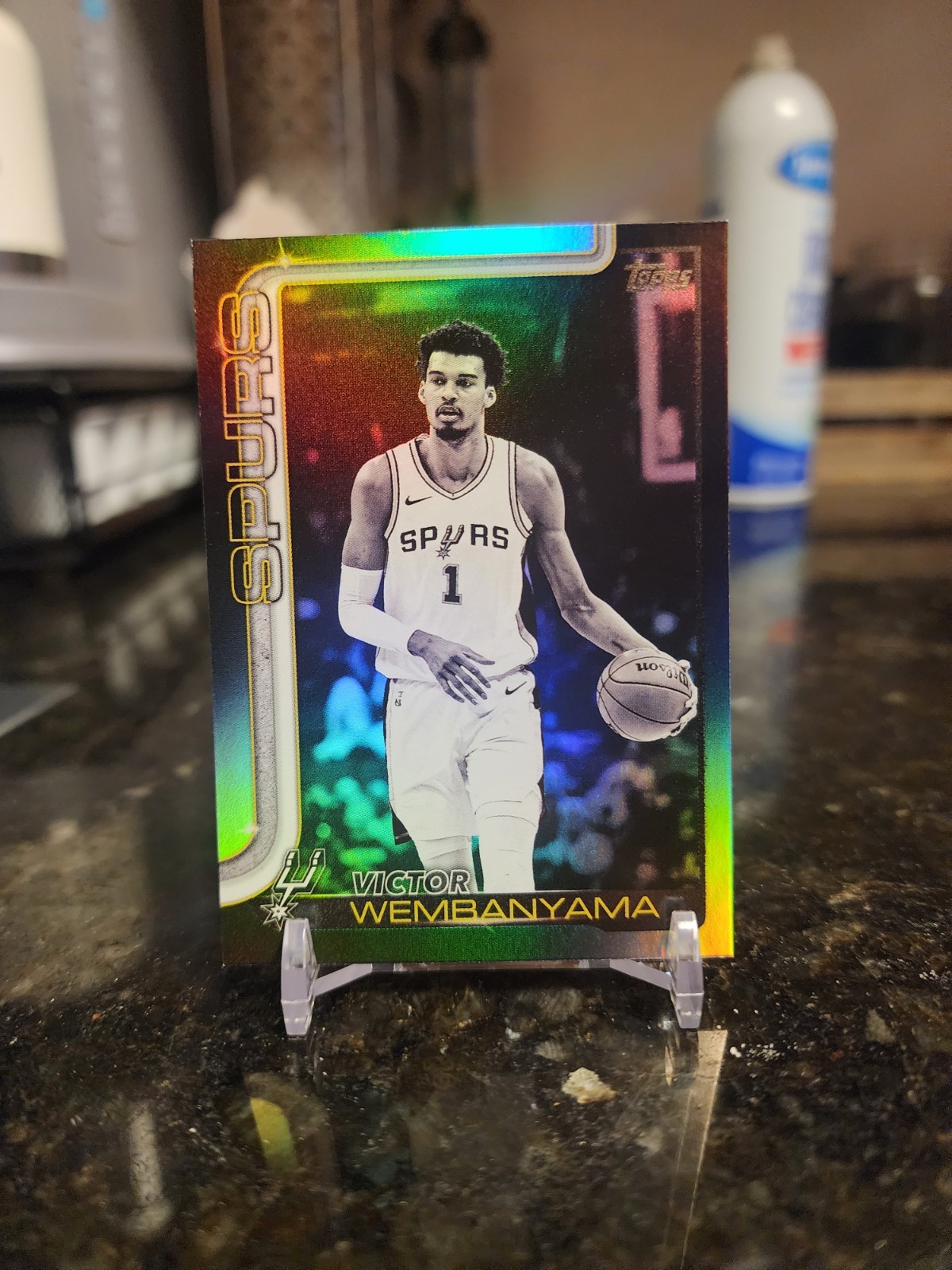 2025 Topps Victor Wembanyama Blackout #195 Target Black Friday Exclusive Spurs
