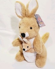 Kangaroo Stuffed Animal Plush 12" Kids Toy Pouch and Joey