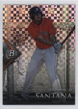 2014 Bowman Platinum Chrome Prospects X-Fractor Domingo Santana #BPCP58 1k2s