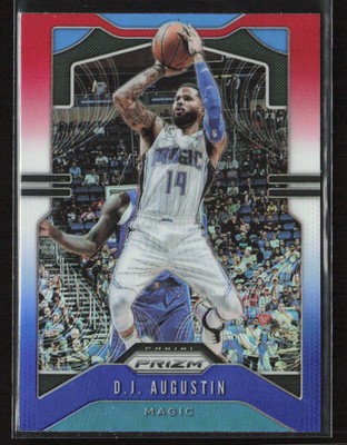 D.J. Augustin 2019-20 Panini Prizm #197 Prizms Red White and Blue Orlando Magic