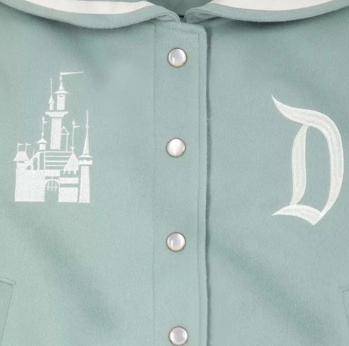 Disneyland Marquee Sign Varsity Jacket 2025 Her Universe XL - NEW Women’s Crop - Picture 3 of 6