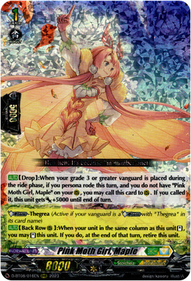 Pink Moth Girl, Maple - D-BT08/016EN - Minerva Rising