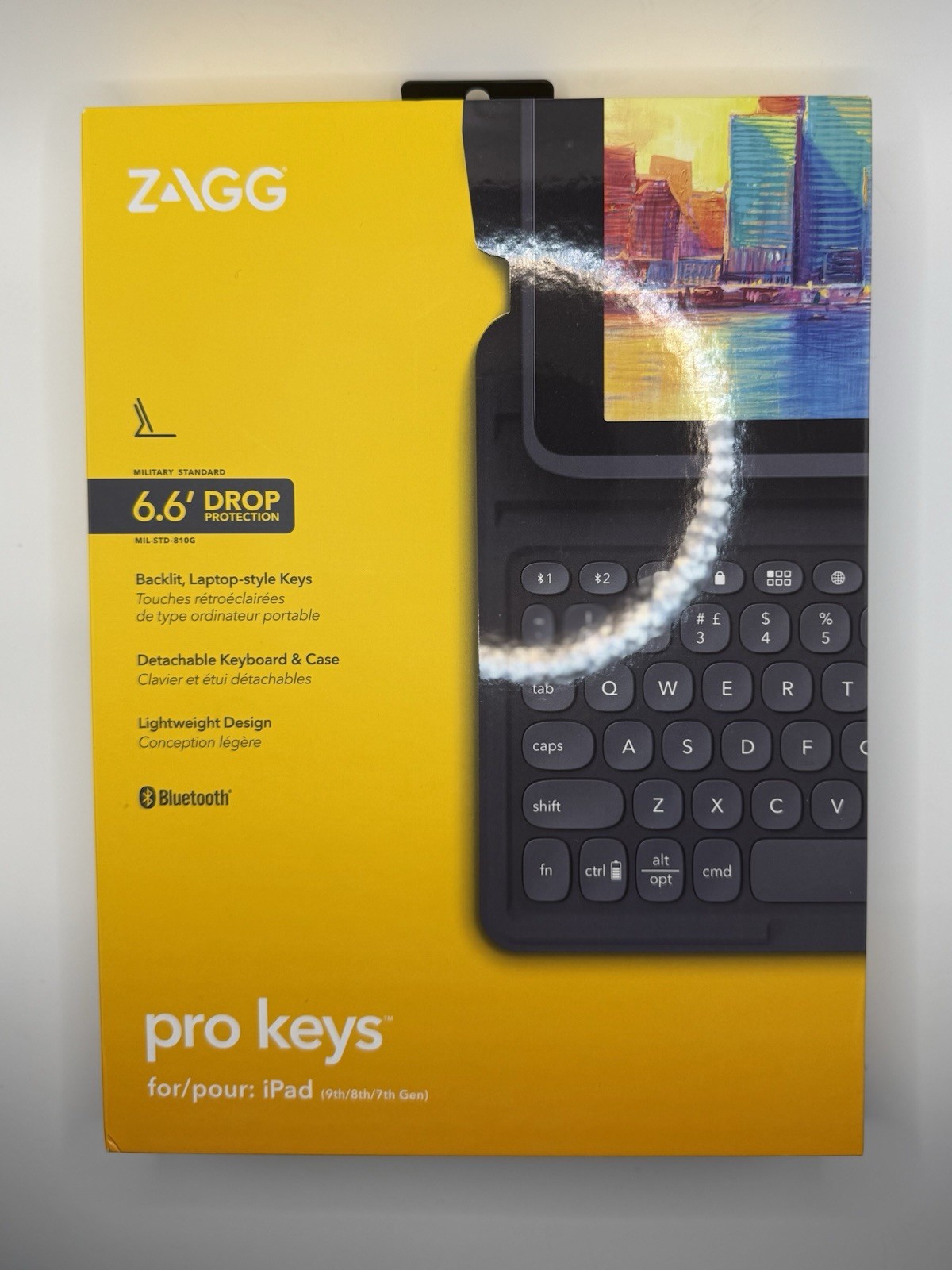 ZAGG Pro Keys Wireless Keyboard & Detachable Case for Apple 