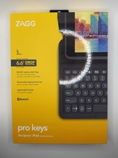 ZAGG Pro Keys Wireless Keyboard  Detachable Case for Apple iPad 7,8,9 thGen