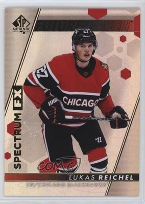 2022 SP Authentic Spectrum FX Future Watch Level 2 Lukas Reichel Rookie RC 0k2i