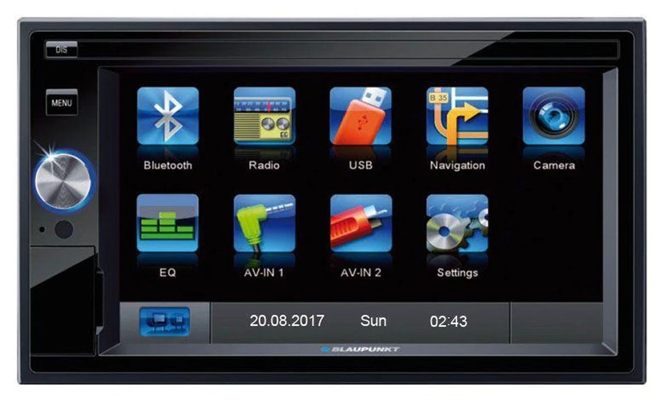 Blaupunkt Lenkrad USB Bluetooth TMC 2DIN Navigation für Citroen C2 C3 Berlingo J - Bild 2 von 4