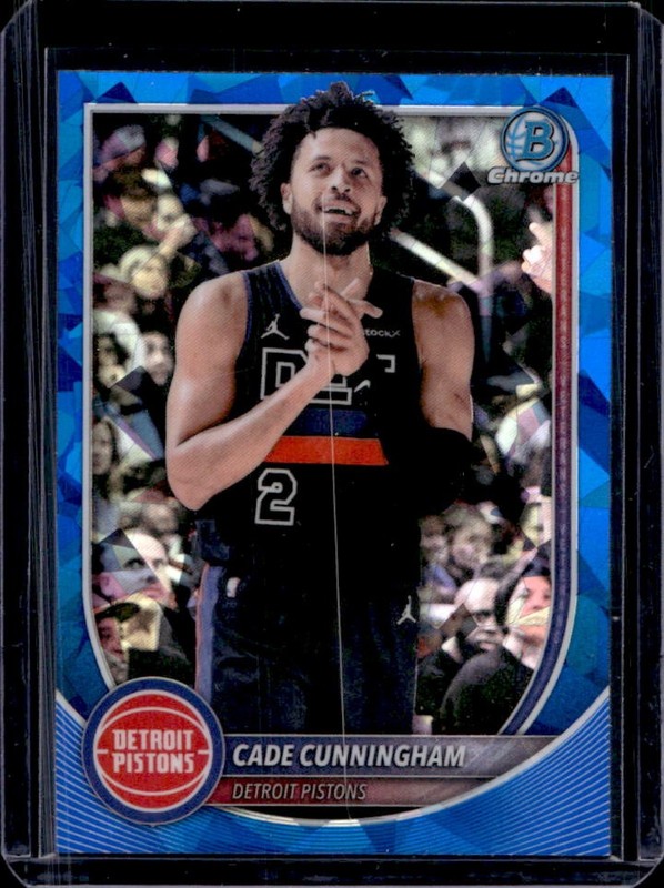 2025 Bowman Sapphire Cade Cunningham Chrome #BCV-74 Pistons