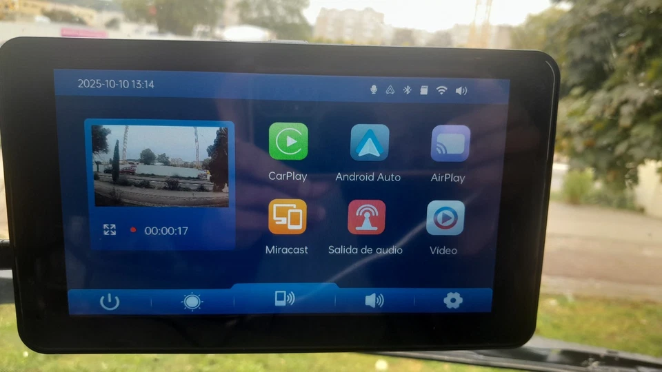 Autoradio Bluetooth Estéreo Coche Con Apple Carplay Android Auto Cámara Trasera - Imagen 4 de 4