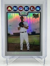 2008 Topps Update - Chrome Nick Adenhart #CHR6 (RC) Refractor Angels Box Topper