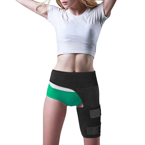 Hip Brace Compression Groin Support Wrap for Sciatica Pain Relief Thigh Recovery - Picture 10 of 18