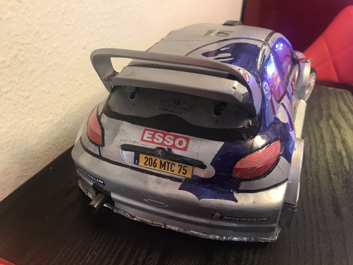 Tamiya & Traxxas RC Body pre-built ready 1/10 Peugeot 206 Tamiya & Traxxas RC Body pre-built ready 1/10 Peugeot 206