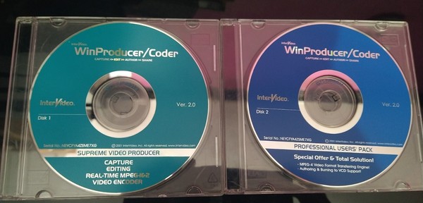 2 CD ORIGINAL WINPRODUCER / CODER 2.0 SUPREME VIDEO PRODUCER PROFESSIONAL USER