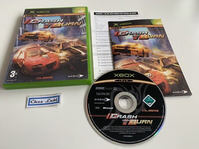 Crash'n'Burn (Burnout: Revenge) - Jeu Xbox PAL Français Complet - Bon état, Jeu De Course Arcade