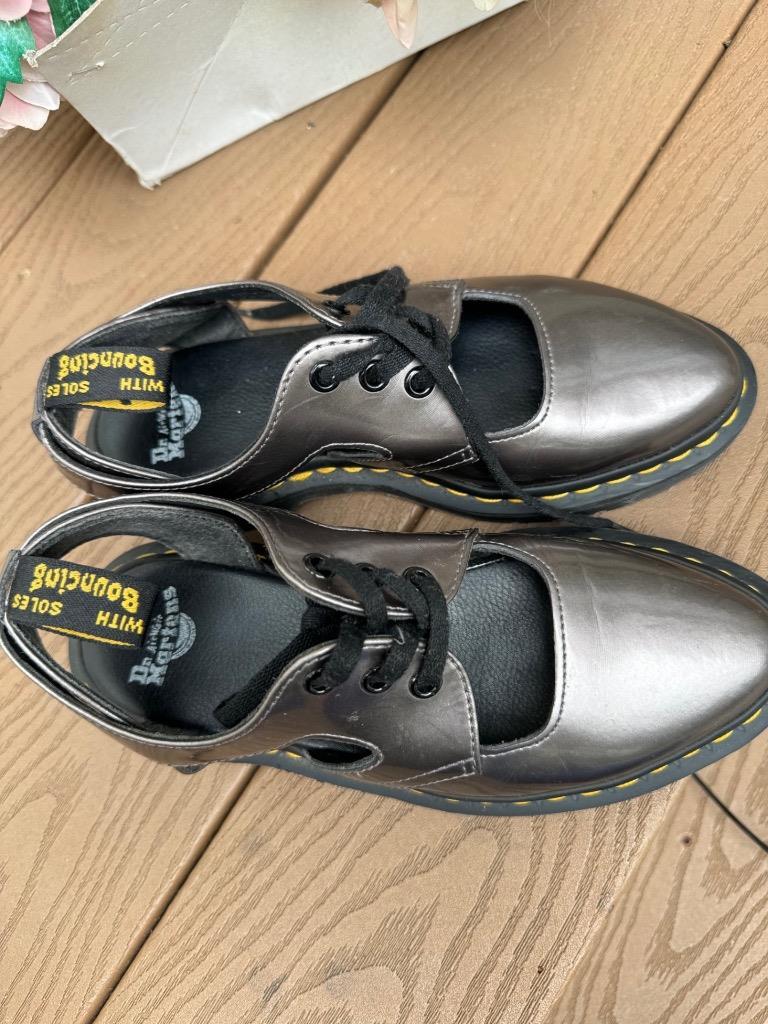 靴 Dr. Martens GENNA UK3 Dr Marten Genna pewter cut out shoe women UK 3 / US 5 (900 | eBay