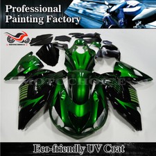 Metallic Green Fairing Kit For Kawasaki Ninja Zx14 Zx14r 2006-2011 Abs Bodywork
