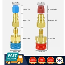 R1234YF To R134A Adapter Kit High/Low Side Conversion Quick Couplers For Car A/C