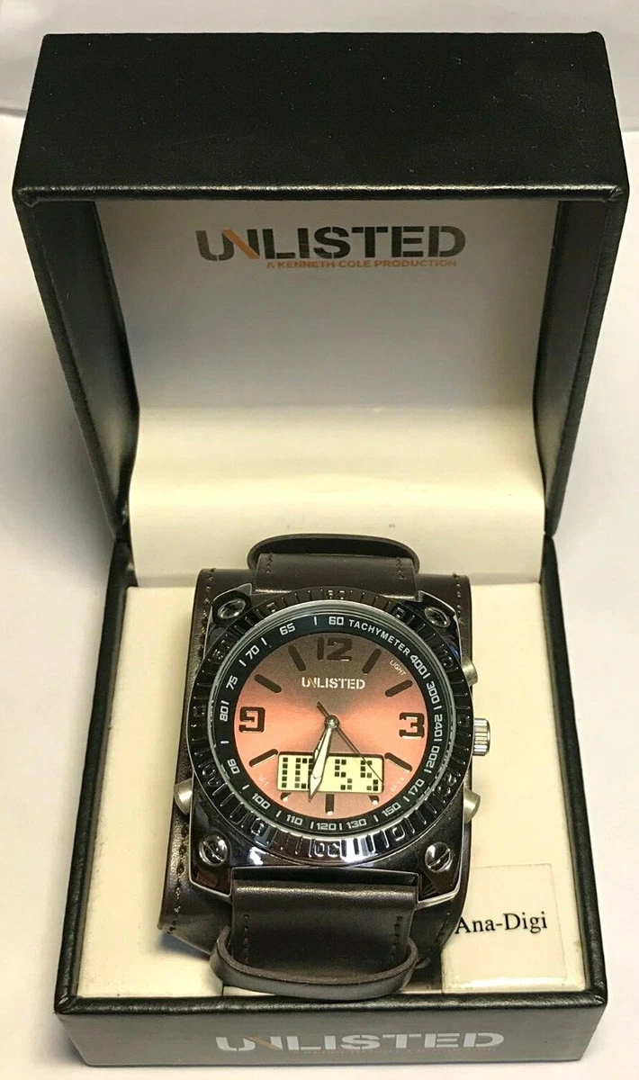 Men s Unlisted KENNETH COLE PRODUCTION Digital Analog Wrist Watch