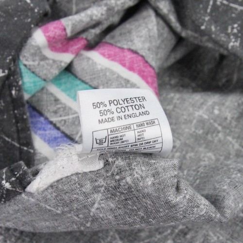 Playboy Vintage Single Pillow Case Washed Black Neon Bunny 90s Rare - Picture 4 of 5