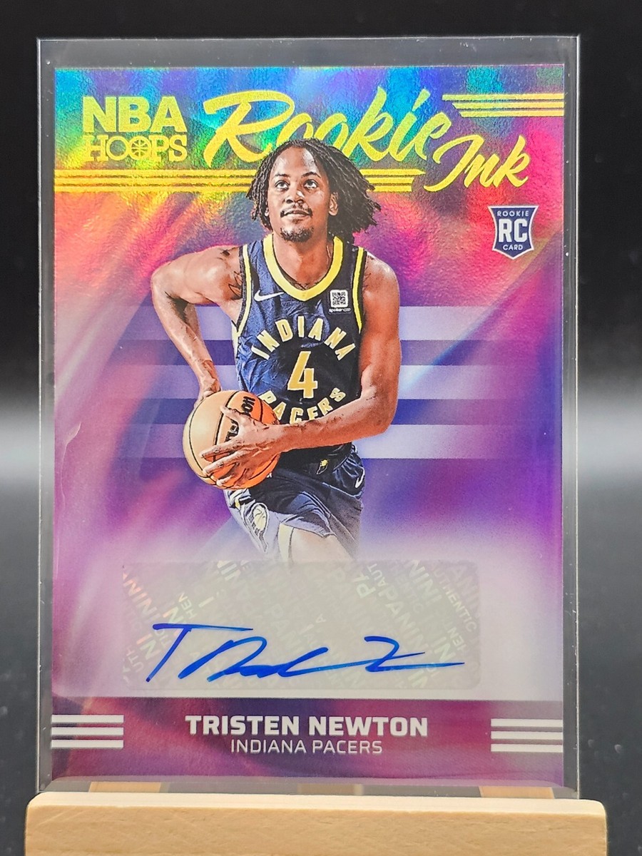 2024-25 Panini NBA Hoops Tristen Newton RC ROOKIE INK Auto Pacers
