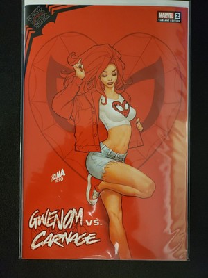 KING IN BLACK: GWENOM vs CARNAGE 2 * NM * DAVID NAKAYAMA MARY JANE TRADE DRESS