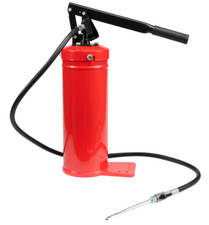 INGRASSATORE A LEVA PRESSIONE BARILE FUSTO DA 8 KG ACCIAIO TUBO 1,5 MT 631to