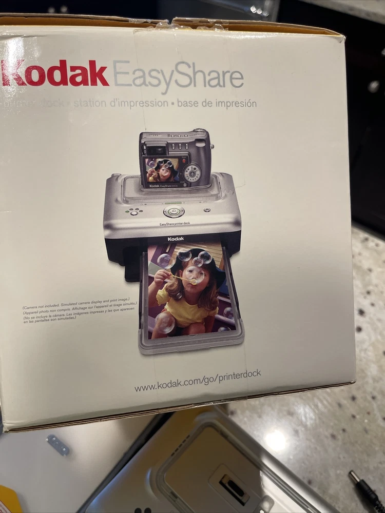Kodak EasyShare Digital Photo Printer Dock Station With Original Box & Instr.