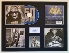 50 CENT - Signed Autographed - CURTIS - Album Display Deluxe