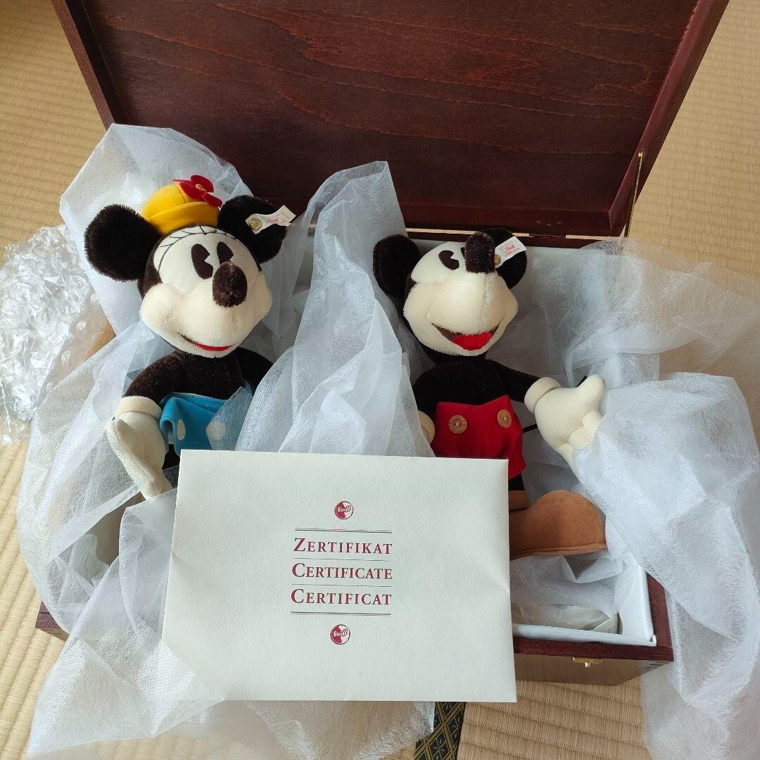 Steiff Mickey & Minnie Mouse 70周年記念 Disney 70th Anniversary Steiff Mickey & Minnie Mouse | eBay