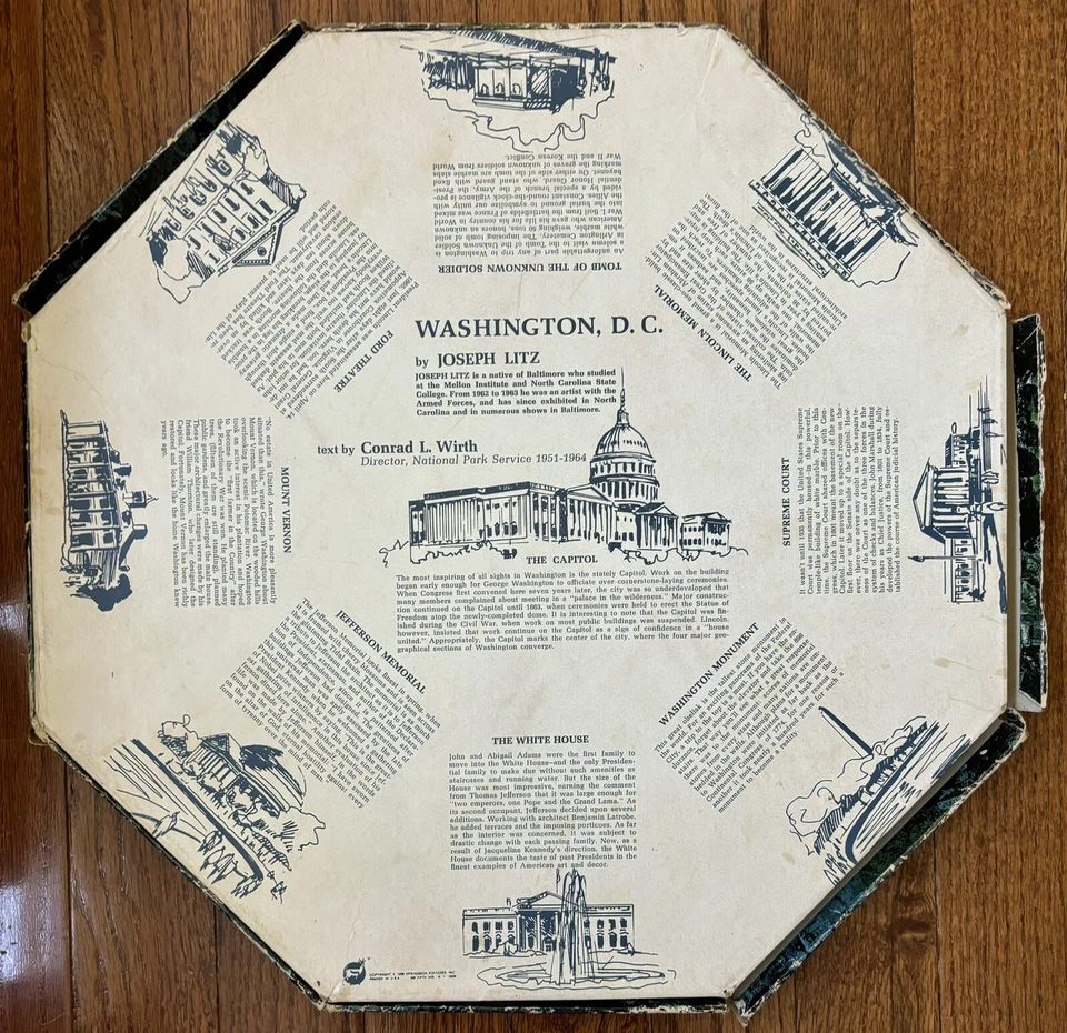 Springbok 500 Piece Puzzle - Washington D.C. - COMPLETE! - Image 3 of 4