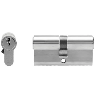 BLAUGELB Profilzylinder BKS PZ 88 gleichschließend vernickelt mit 3 Schlüssel