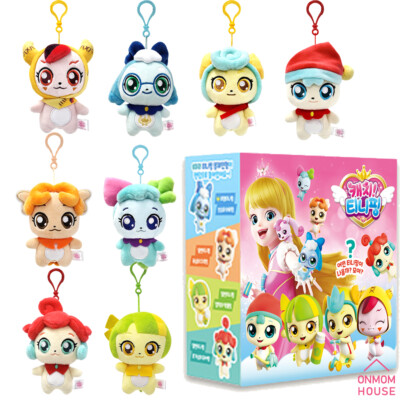CATCH TEENIEPING OFFICIAL Season 2 Key Ring 1EA Random Mini Plush Doll Korea TV EUR 29,99 - FR