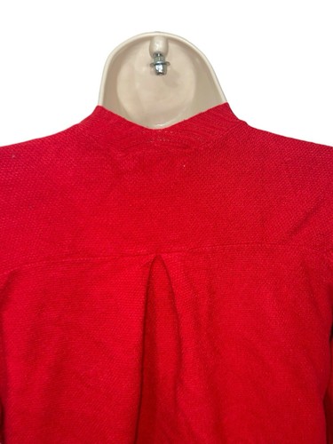 SKIES ARE BLUE Women's Size Medium Red Knit Open Cardigan Sweater READ FLAWED - Picture 11 of 24