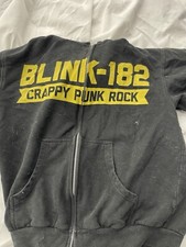 Blink 182 San Diego Crappy Punk Rock Sweatshirt Jacket Size L H19