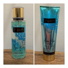 Victoria's Secret AQUA KISS LACE Fragrance Mist and Lotion