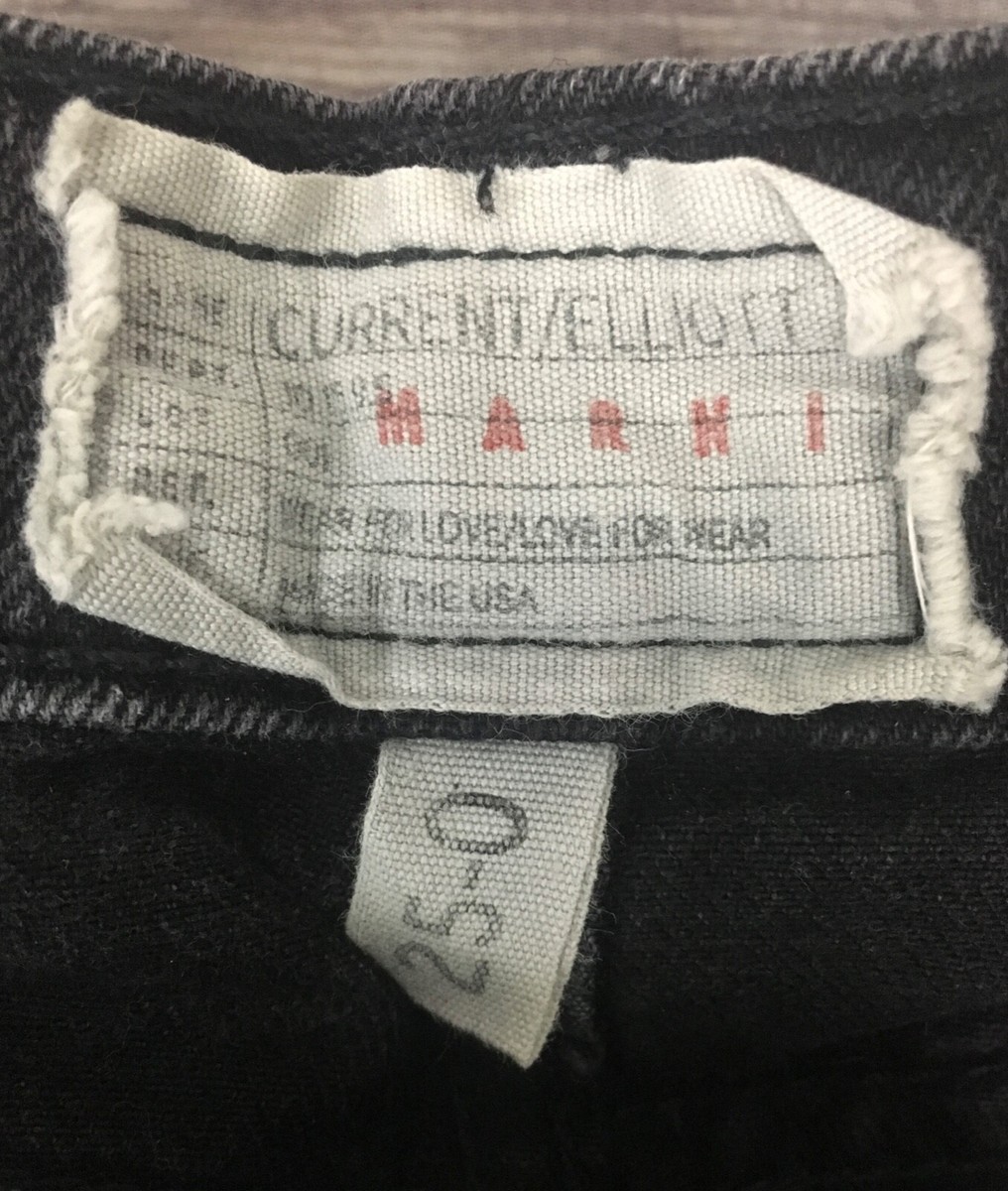 Current/Elliott X Marni The Pearl Skinny Jeans (Size: 25) View 6