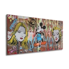 Kate Mickey Marilyn , Limited Edition Giclee on Paper, Signed, Pop Art, Comics