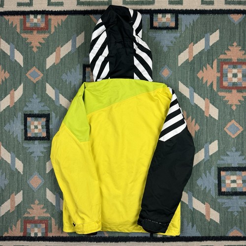 Chaqueta de nieve abstracta amarilla verde cremallera completa Volcom Nimbus para hombre talla XS - Imagen 8 de 11