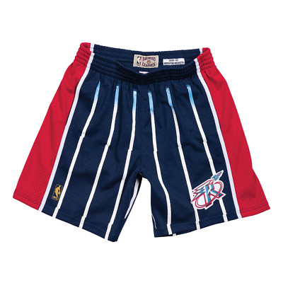 Mitchell & Ness Navy NBA Houston Rockets 1996-97 Swingman Road Shorts