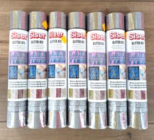 Siser Metallic Glitter Collection lot of 7 sets HTV heat transfer vinyl sheets