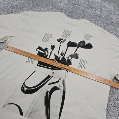 Abercrombie Fitch x Reserve Shirt Mens XXLT Cream PGA Tour Golfing New - Picture 7 of 9