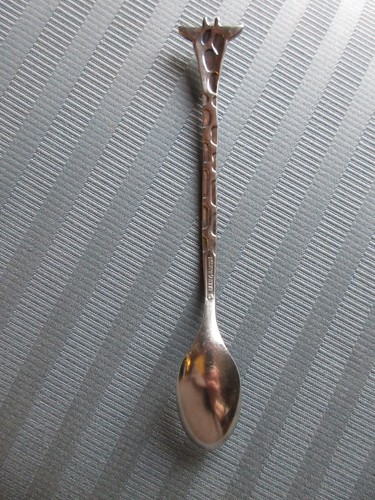 REED & BARTON Baby Spoon GIRAFFE Safari STERLING SILVER NO MONO - Picture 3 of 14