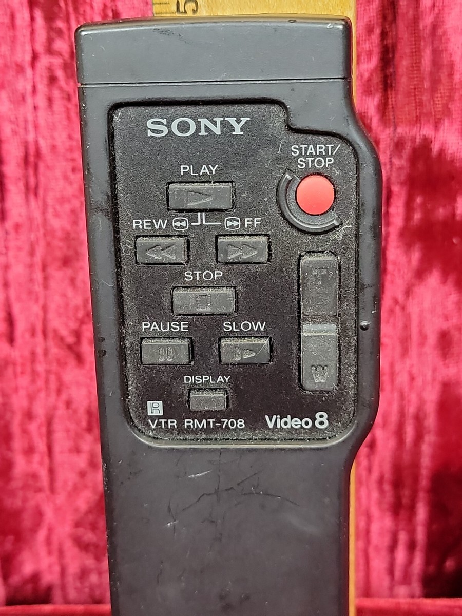 Vintage Sony Remote Control VTR RMT-708 Handycam Video 8 OEM