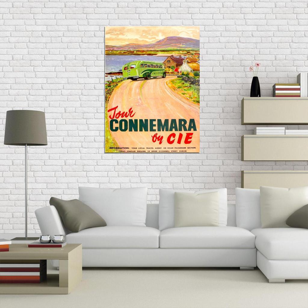 96066 Tour Connemara CIE Ireland United Kingdom Irish Decor Wall Print  Poster