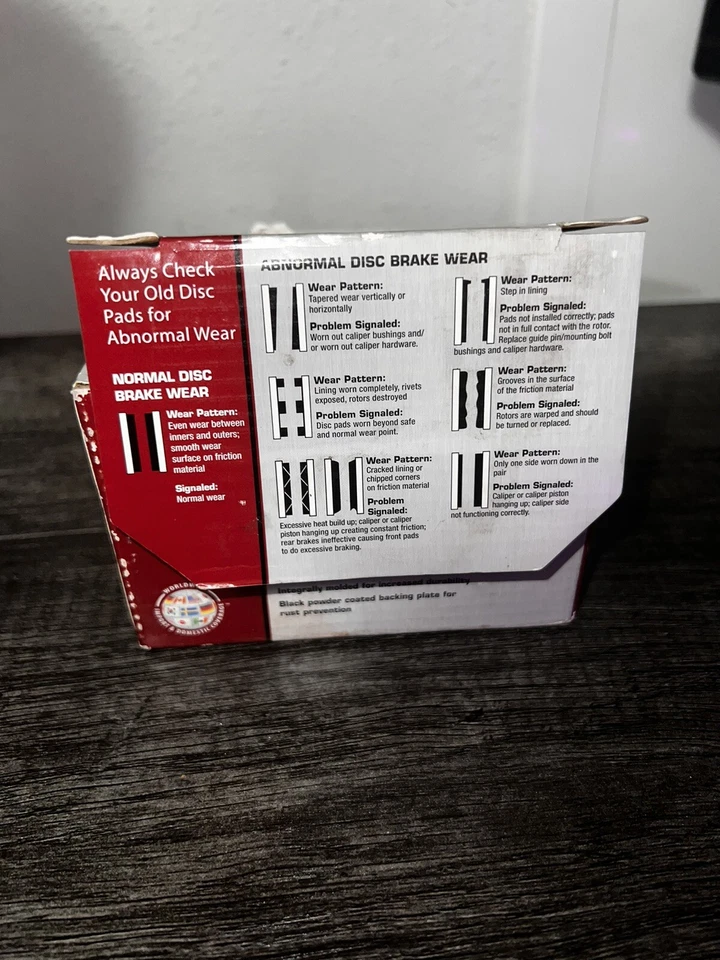 Pastilhas de freio BrakeBest D1114, pastilhas de freio a disco BB2 multicamadas, GMC Subaru - Imagem 4 de 4