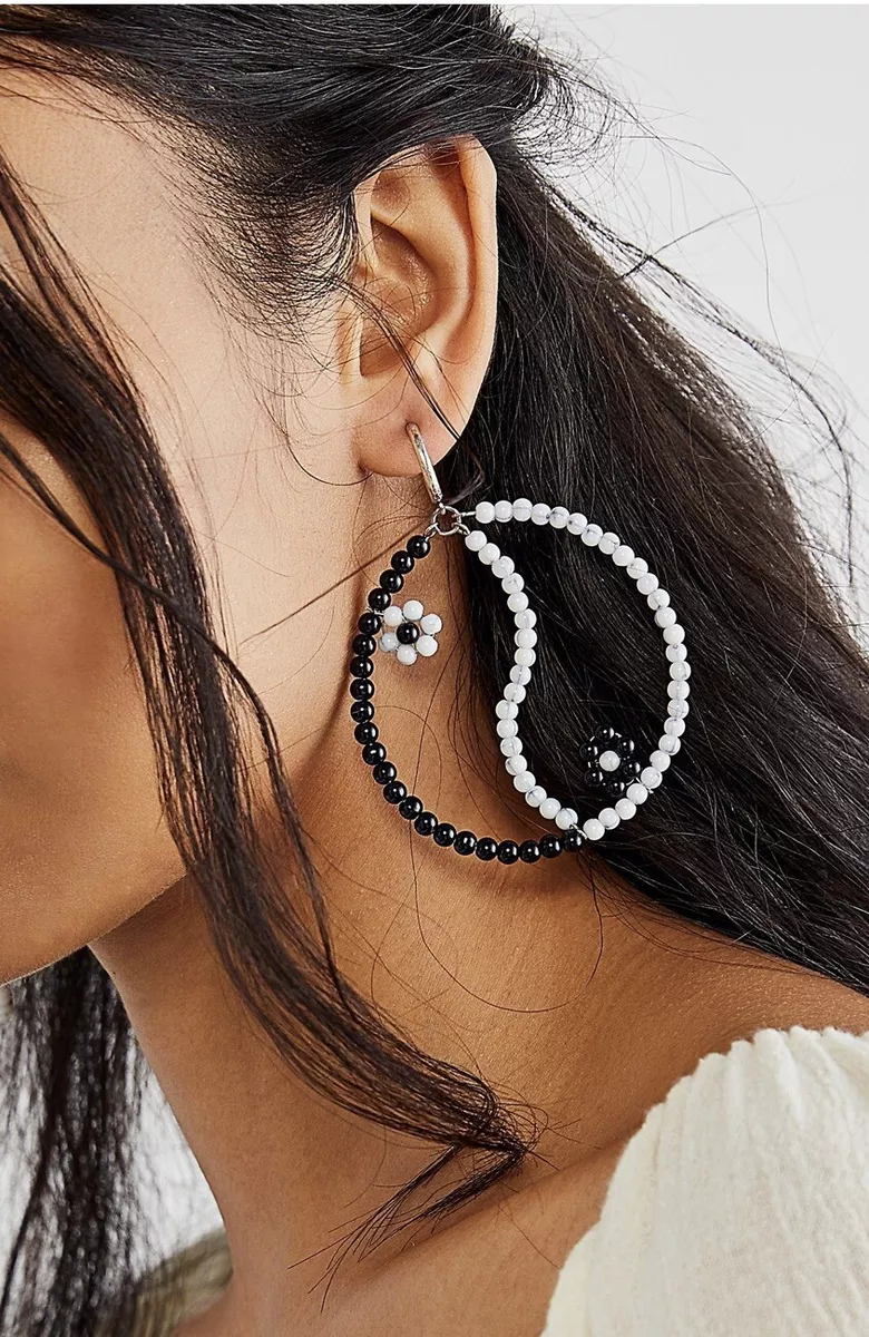 People hotsell with earrings