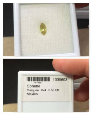 Sava Sphene Cut Loose Gemstone